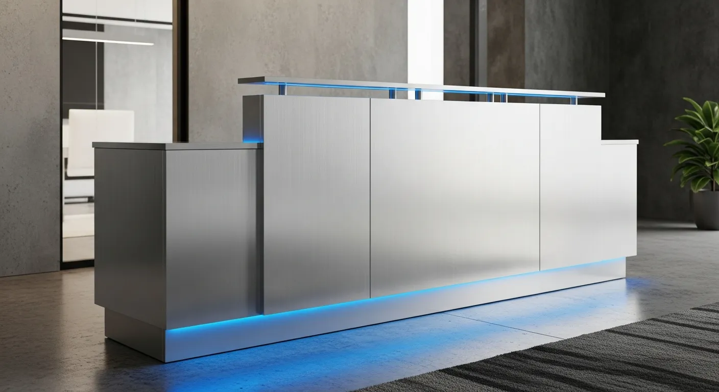 Adhésif effet aluminium