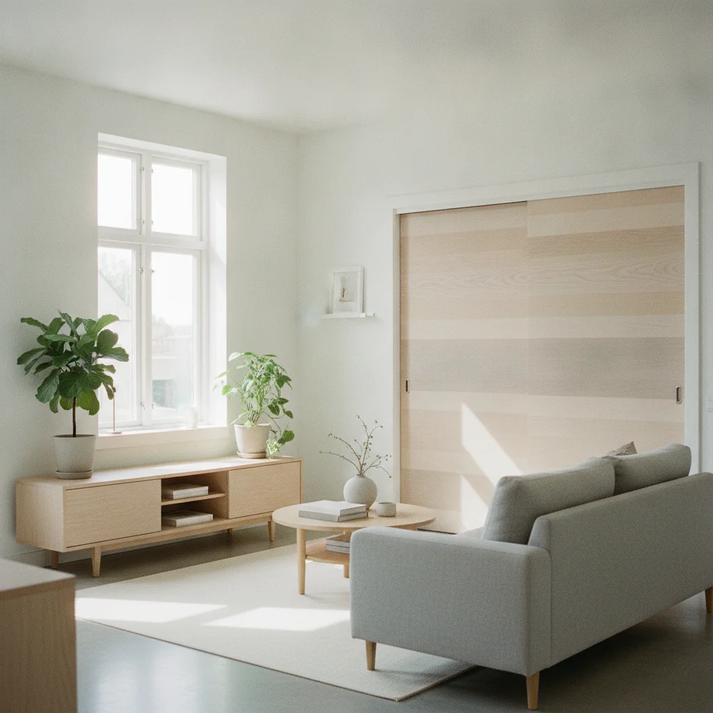 Effet bois frêne clair : luminosité et modernité