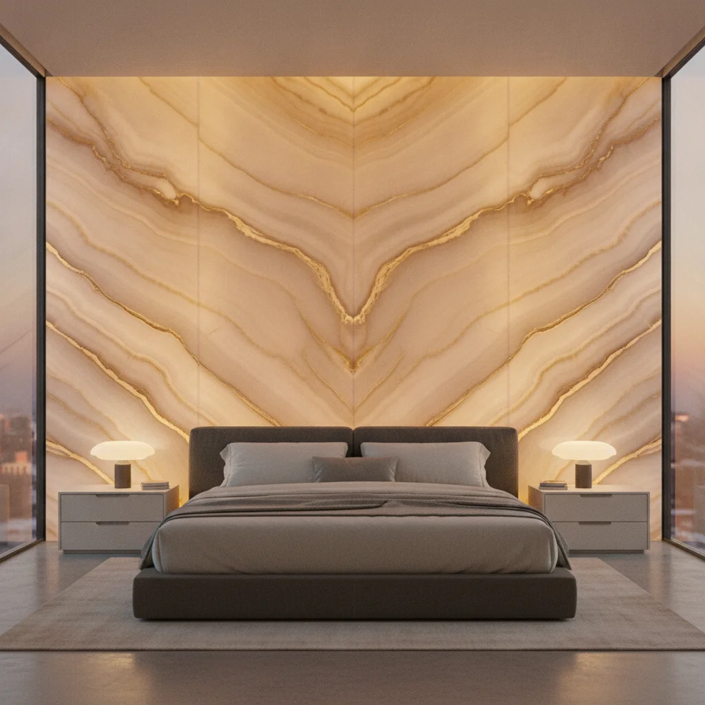Effet onyx : la matière translucide et spectaculaire