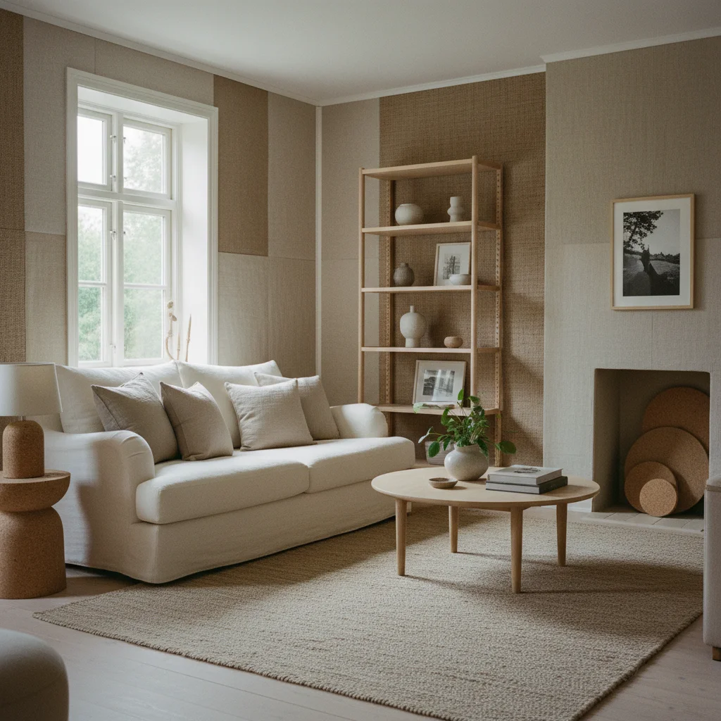 Effet textile : la douceur cosy à coller